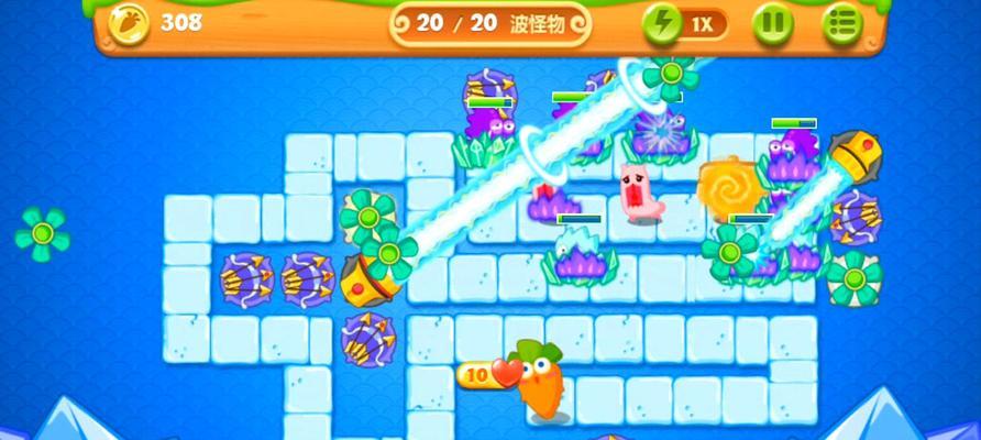 《保卫萝卜2》地下庄园D2关攻略（挑战地下庄园D2）