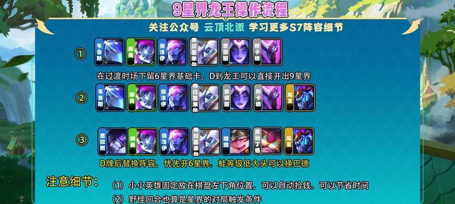打造121版本最强势阵容，瞬间碾压对手（掌握这个）