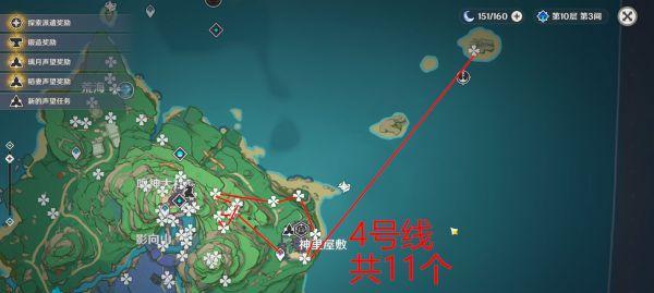 《原神》游戏：寻找绯樱绣球的详细位置