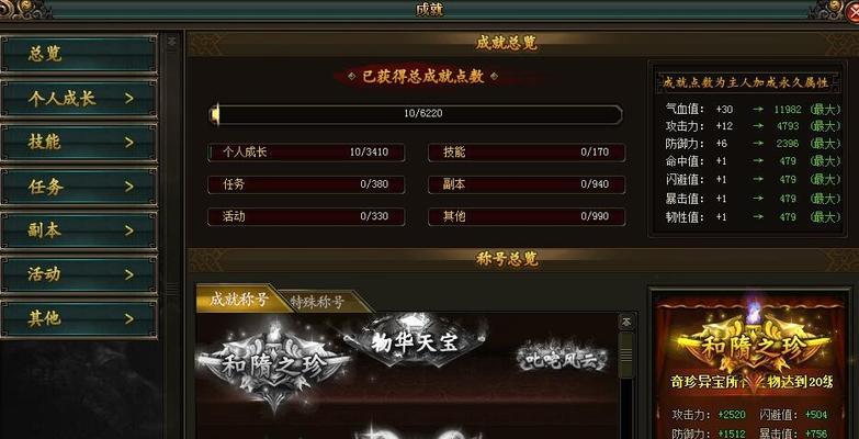《战神风云》游戏角色属性详解（深入了解游戏角色属性）